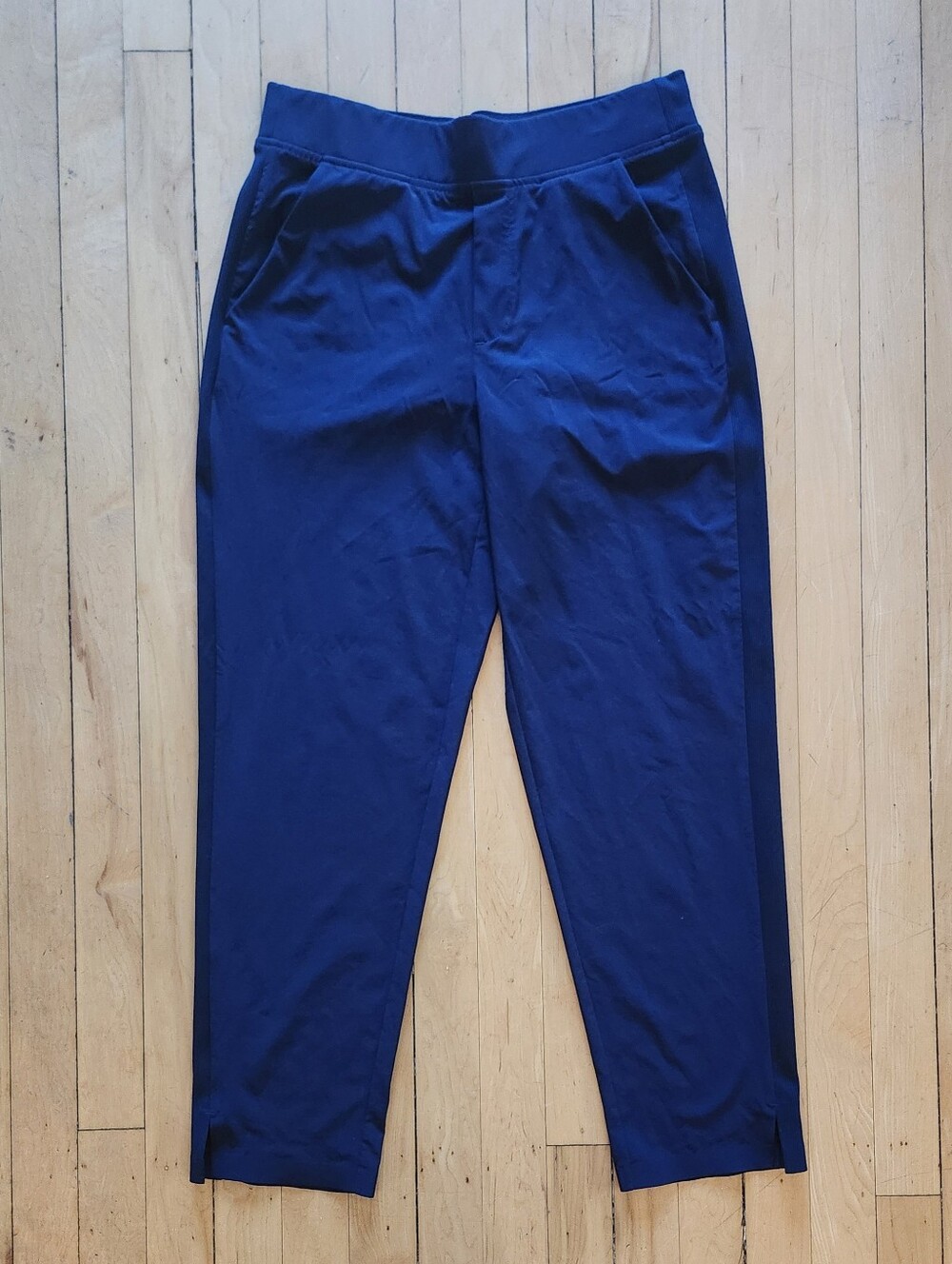 Athketa Brooklyn Mid Rise Ankle Pant, Navy, Size 6